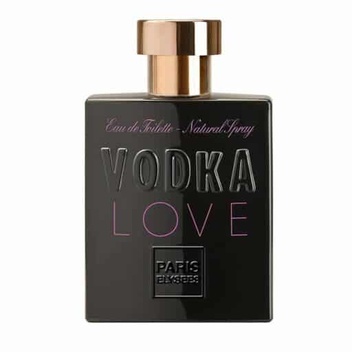 Perfume Vodka Love Paris Elysees Toilette 100ml frasco vidro contratipo do Midnight Fantasy de Britney Spears