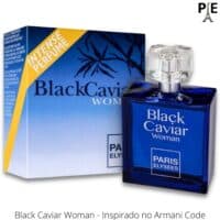 Black Caviar Woman Paris Elyses Perfume Feminino 100ml EDT
