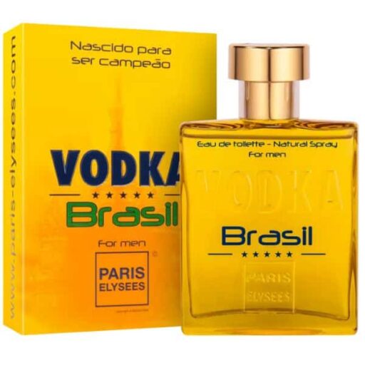 Vodka Brazil Amarelo Paris Elysees 100ml Yellow