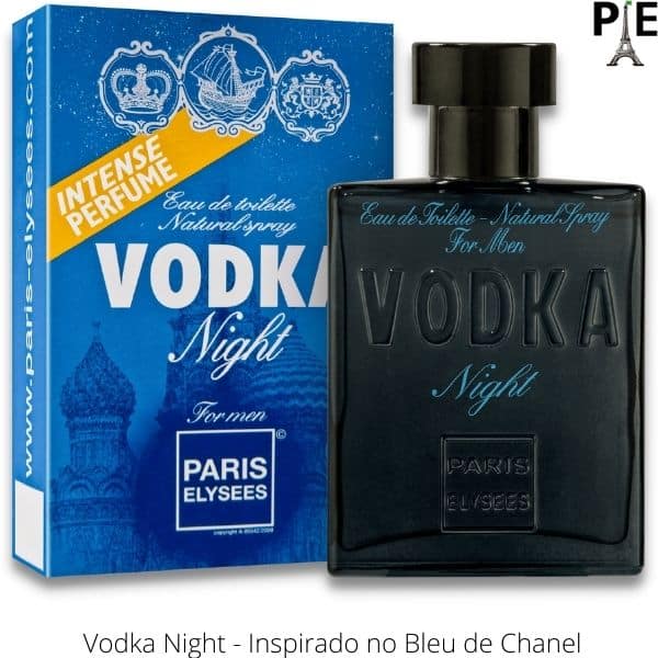 Vodka Night Paris Elysees Perfume Masculino 100ml EDT