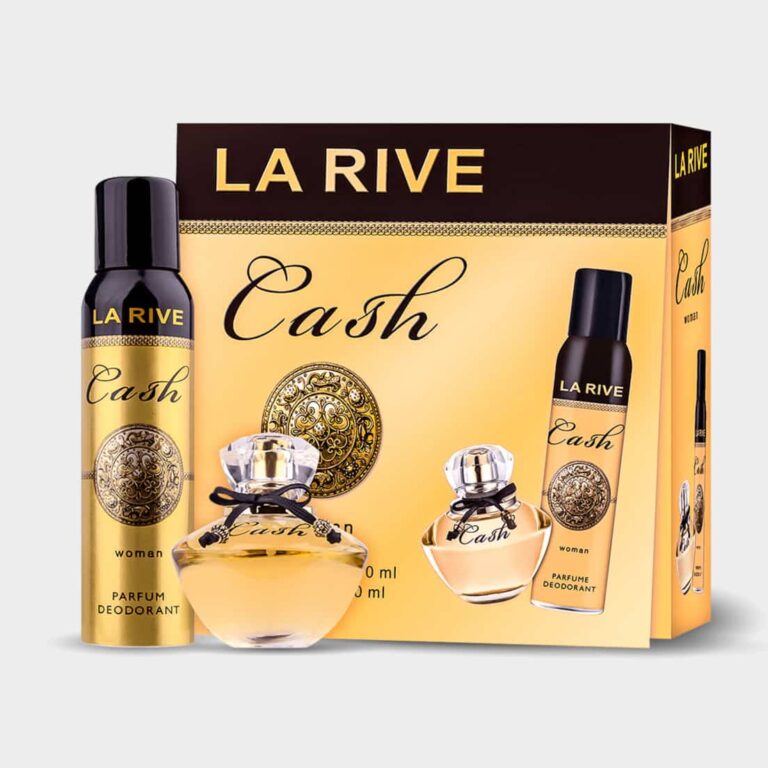 Kit Cash Woman da La Rive, composto por 1 Perfume de 90 ml, mais um desodorante de 150ml.