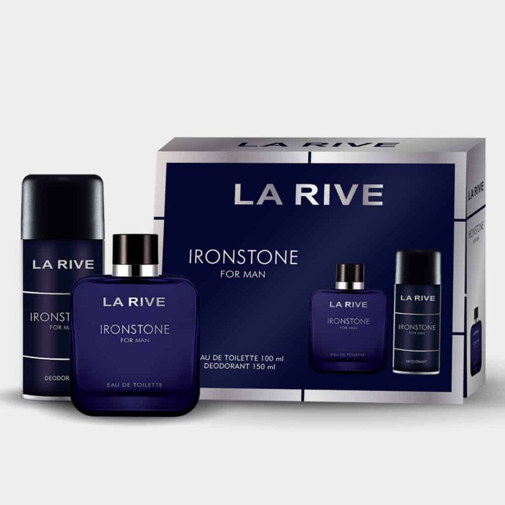 Kit Ironstone La Rive EDT 100ml +1 Desod de 150ml - Perfume Paris