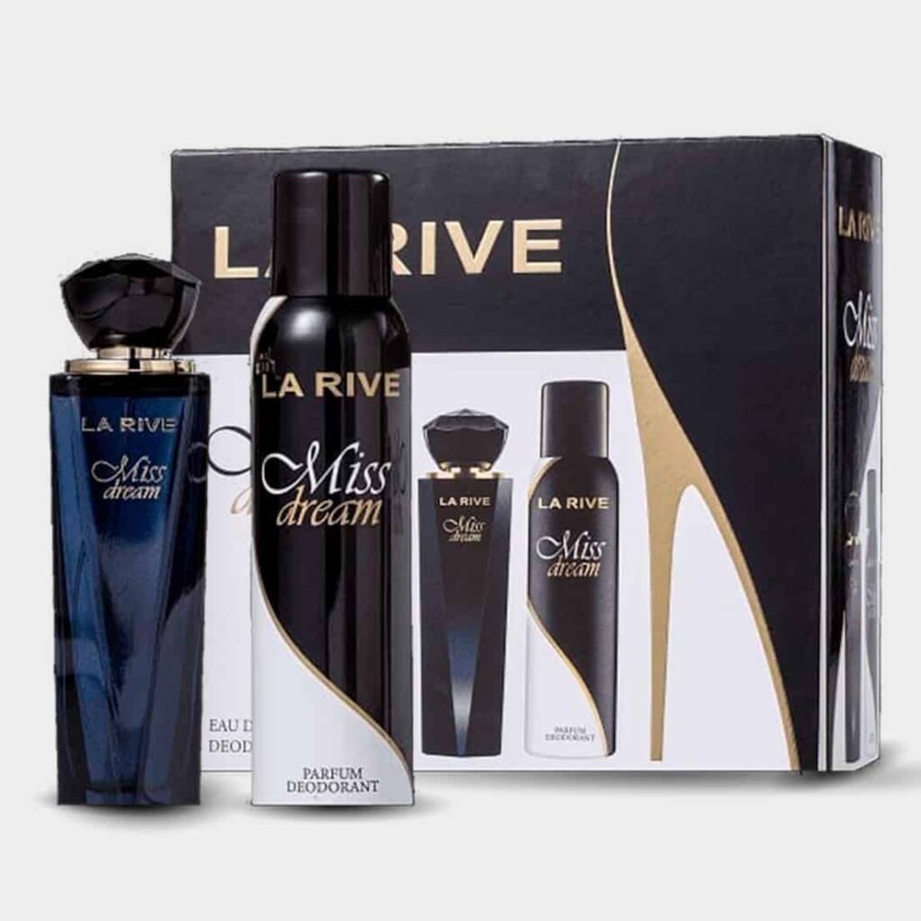 Kit La Rive Miss Dream Parfum 100ml + Desodorante 150ml, contratipo do Good Girl