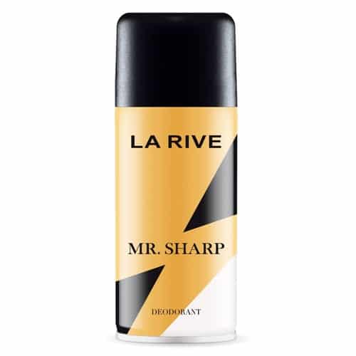 Desodorante MR. Sharp La Rive Aerosol, 150 ml. Contratipo do Perfume Bad Boy Carolina Herrera