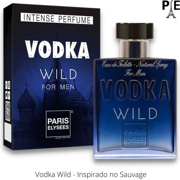 Vodka Wild Paris Elysees Perfume Masculino 100ml EDT