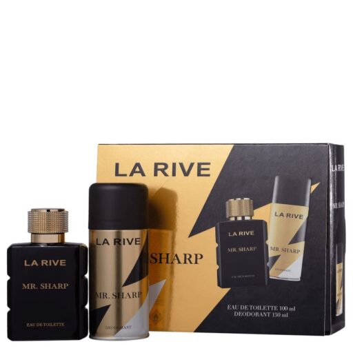 Kit Mr Sharp La Rive Eau de Toilette 100 ml + Desodorante 150ml.