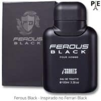 Ferous Black Perfume I-Scents Masculino 100ml