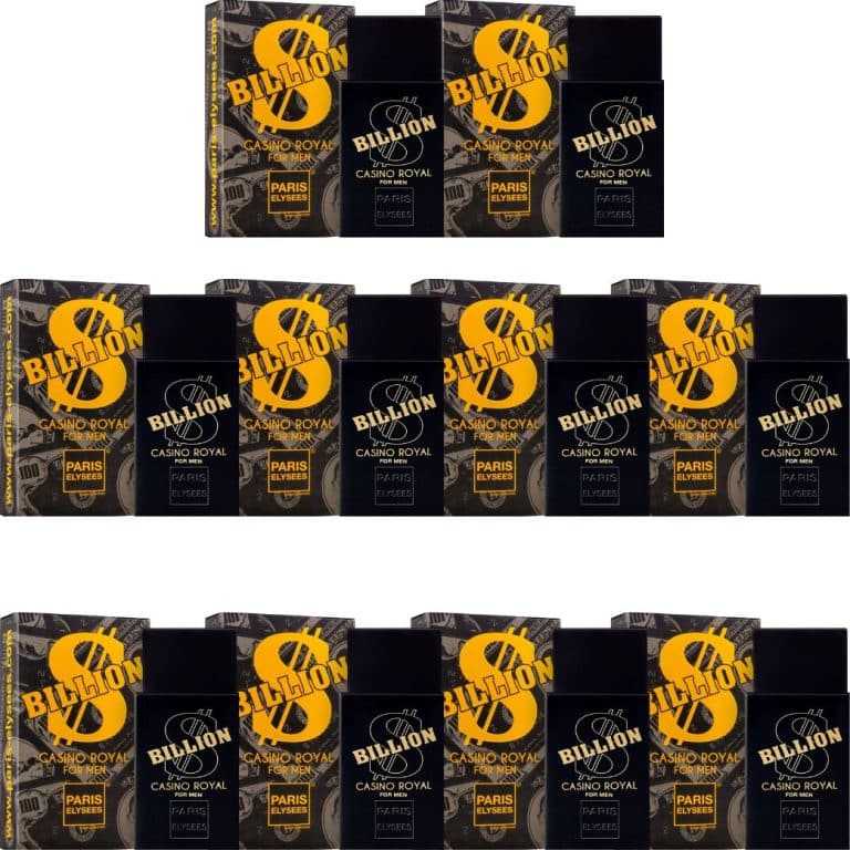 Kit Biilion Casino Royal Paris Elysees 10 unidades Perfume Masculino 100ml