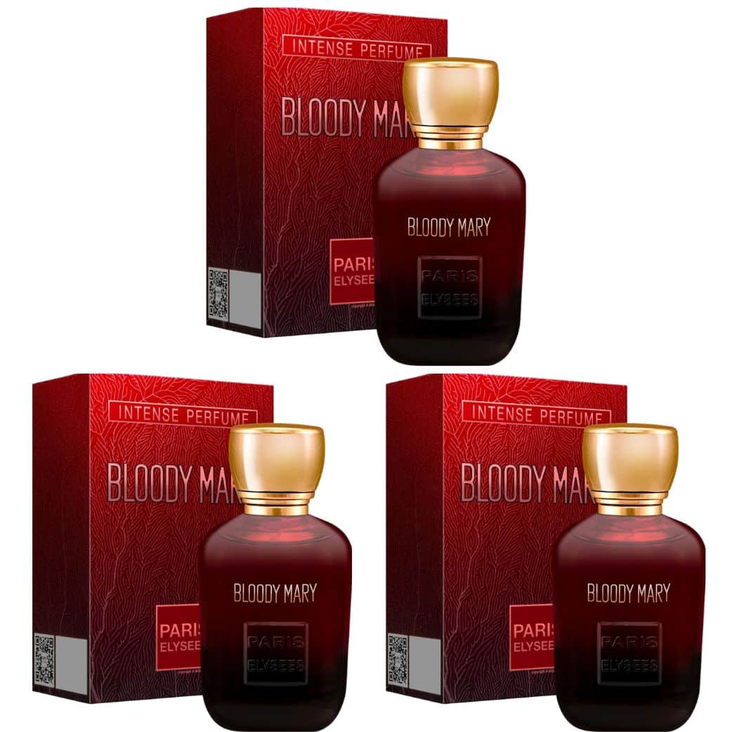 Kit Bloody Mary Paris Elysees Perfume Feminino 3 unidades 100ml