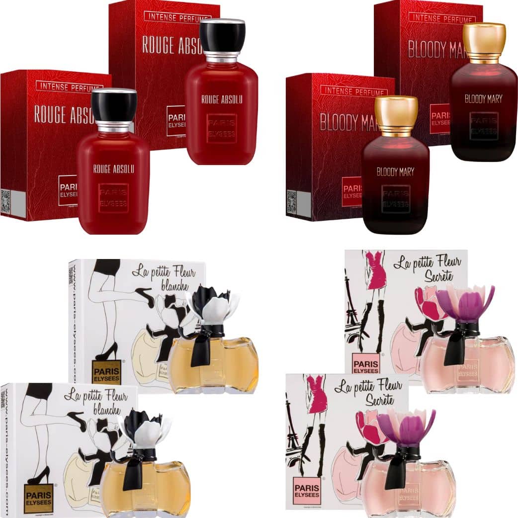 Kit Bloody Mary Rouge Absolu Secrete Blanche Paris Elysees Perfume Feminino 100ml