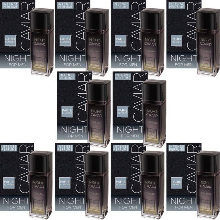 Kit Night Caviar Paris Elysees Perfume Masculino 10 unidades 100ml