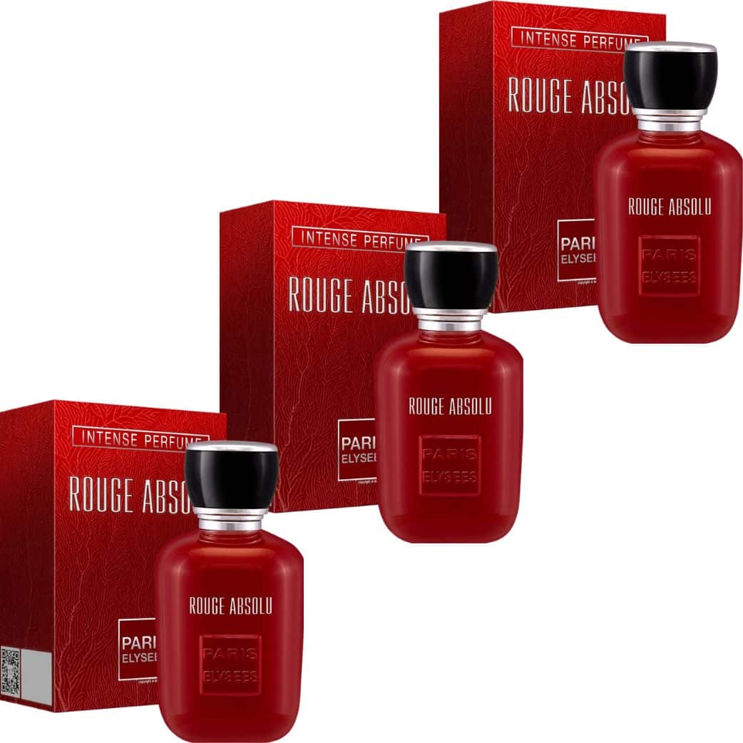 Kit Rouge Absolu Paris Elysees Perfume Feminino 3 unidades 100ml