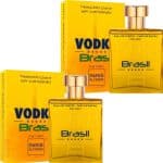 Kit Vodka Brasil Amarelo 2 unidades Paris Elysees Perfume Masculino 100ml
