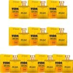 Kit Vodka Brasil Amarelo Paris Elysees Perfume Masculino 10 unidades 100ml