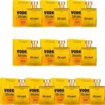 Kit Vodka Brasil Amarelo Paris Elysees Perfume Masculino 10 unidades 100ml