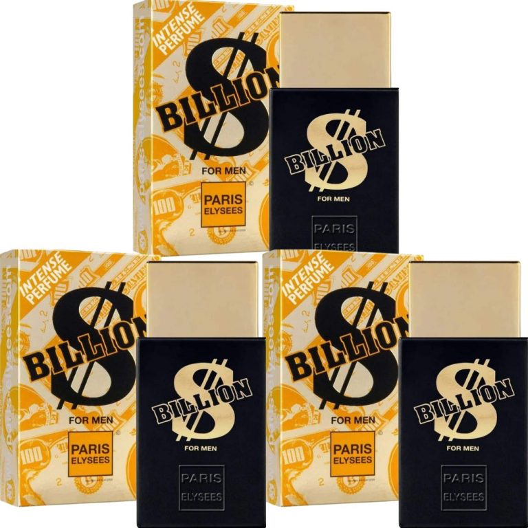 Kit Billion For Men Paris Elysees Perfume Masculino 3 unidades 100ml