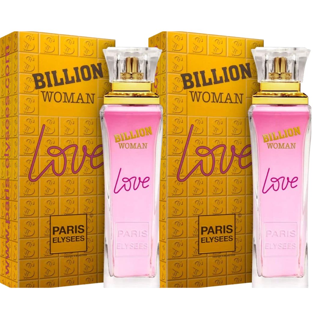 Kit Billion Woman Love Paris Elysees Perfume Feminino 2 unidades 100ml