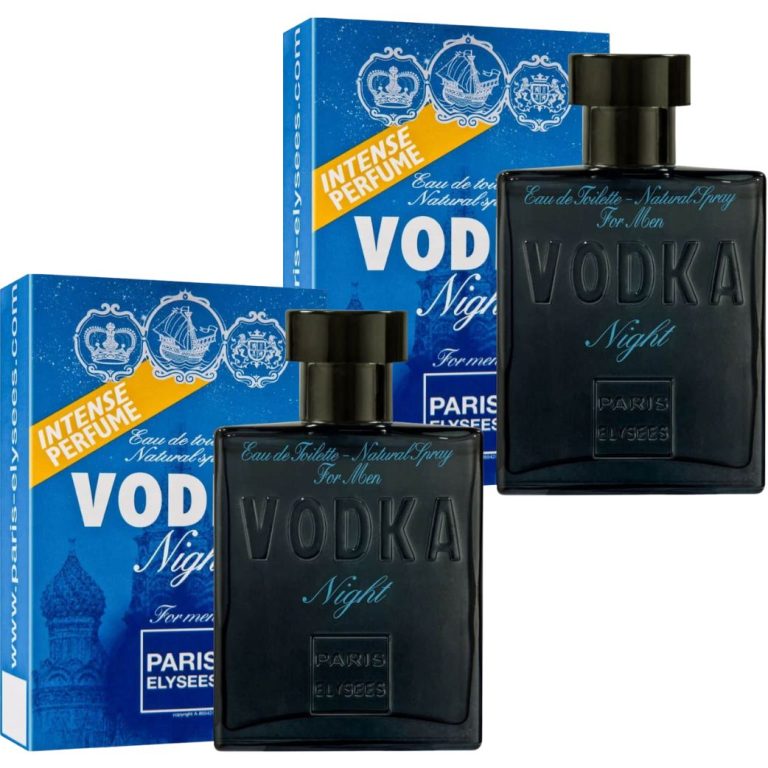 Kit Vodka Night Paris Elysees Perfume Masculino 100ml 2 unidades