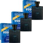 Kit Vodka Wild Paris Elysees Perfume Masculino 100ml 3 unidades